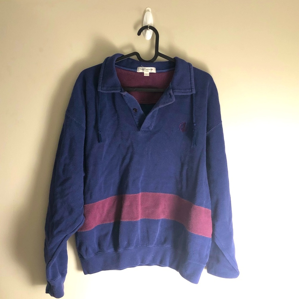 Button up collared sweater